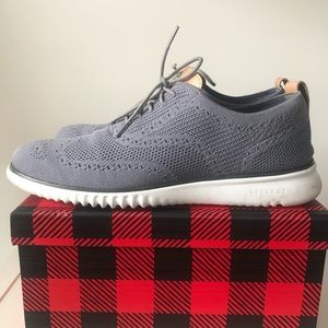 Cole Haan Zerogrand Wingtip Oxford, Size 11, Grey